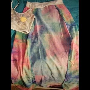 Tie dye skirt